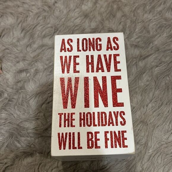 Primitives by Kathy I’m dreaming of a white Christmas wine holder - Picture 5 of 7